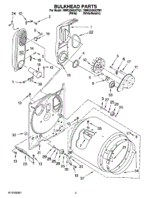 03 - Bulkhead Parts parts for Maytag Dryer 7MMGD6630TM1 from AppliancePartsPros.com