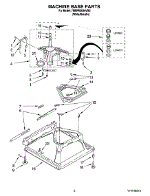05 - Machine Base Parts parts for Maytag Washer 7MMPM0060VM0 from AppliancePartsPros.com