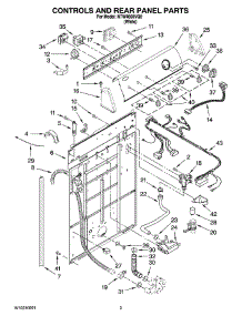 02 - Controls And Rear Panel Parts parts for Maytag Washer NTW4600VQ0 from AppliancePartsPros.com