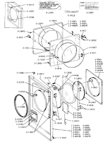 04 - Front Panel & Door Assembly parts for Maytag Dryer LDE23CD from AppliancePartsPros.com