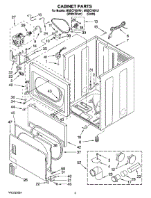 02 - Cabinet Parts parts for Maytag Dryer MGDC700VJ1 from AppliancePartsPros.com