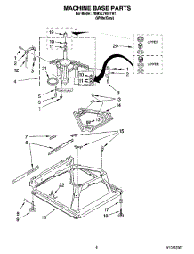 05 - Machine Base Parts parts for Maytag Washer 7MMSL7959TW1 from AppliancePartsPros.com