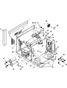 04 - Electrical Components parts for Menu Master Microwave MRC520SC2 / P1332828M from AppliancePartsPros.com