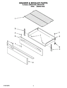 04 - Drawer & Broiler Parts parts for Maytag Range AER5522VAS0 from AppliancePartsPros.com
