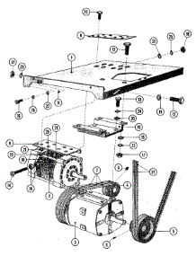 07 - Motor & Basket Pulley parts for Maytag Washer MFS50PNAVS from AppliancePartsPros.com