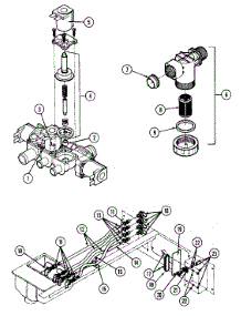 04 - Water Valve / Auto.Dispenser (Maf25mc4vx) parts for Maytag Washer MAF25MC4VW from AppliancePartsPros.com