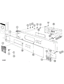 02 - Control Panel parts for Maytag Washer MFR50PDATS from AppliancePartsPros.com