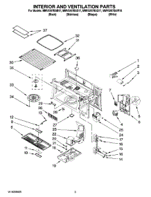 03 - Interior And Ventilation Parts parts for Maytag Microwave MMV5207BAS17 from AppliancePartsPros.com