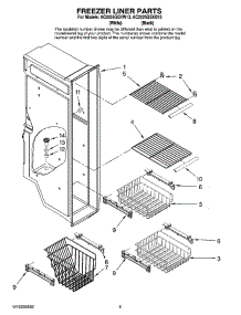 04 - Freezer Liner Parts parts for Maytag Refrigerator AC2225GEKB13 from AppliancePartsPros.com