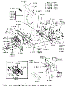 03 - Controls & Upper Dryer Front Panel parts for Maytag Dryer DE23CD from AppliancePartsPros.com