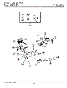 12 - 50Hz Gas Valve parts for Maytag Dryer LDG27CS from AppliancePartsPros.com