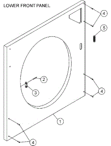 08 - Lower Front Panel Assembly parts for Maytag Dryer MLG31PCAWW from AppliancePartsPros.com