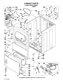 02 - Cabinet Parts parts for Maytag Dryer MDG17PRAWW1 from AppliancePartsPros.com