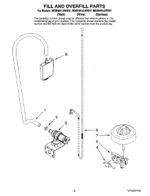 06 - Fill And Overfill Parts parts for Maytag Dishwasher MDB5651AWB37 from AppliancePartsPros.com