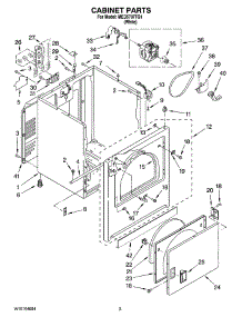 02 - Cabinet Parts parts for Maytag Dryer MED5707TQ1 from AppliancePartsPros.com