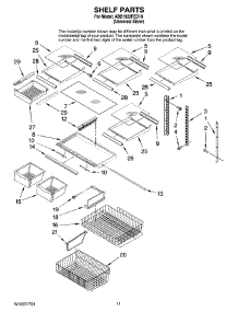 06 - Shelf Parts parts for Maytag Refrigerator ABB1922FED10 from AppliancePartsPros.com