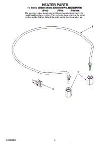 05 - Heater Parts parts for Maytag Dishwasher MDB5601AWS40 from AppliancePartsPros.com