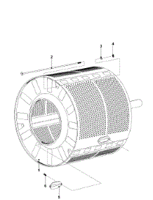 04 - Inner Basket parts for Maytag Washer MFX50NNATS from AppliancePartsPros.com