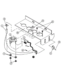 07 - Sensor Bracket Assembly parts for Maytag Dryer DG100PN1 from AppliancePartsPros.com
