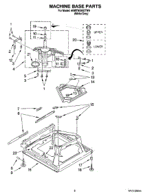 05 - Machine Base Parts parts for Maytag Washer 4KMTW5955TW0 from AppliancePartsPros.com
