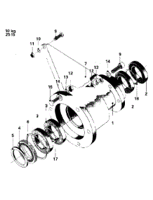 24 - Bearings & Trunnion Assy. (Series 11) parts for Maytag Washer MFR25PCAVS from AppliancePartsPros.com