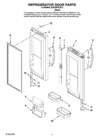 04 - Refrigerator Door Parts parts for Maytag Refrigerator G32026PELB12 from AppliancePartsPros.com