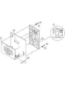 02 - Control Panel (Microprocessor) parts for Maytag Dryer MDG50PNTVW from AppliancePartsPros.com