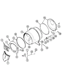06 - Tumbler parts for Maytag Dryer MDG10PSAGW from AppliancePartsPros.com