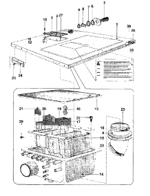 03 - Top Cover / Soap Hopper parts for Maytag Washer MFS35PNAVS from AppliancePartsPros.com