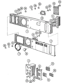 02 - Control Panel parts for Maytag Washer MFR50MCATS from AppliancePartsPros.com