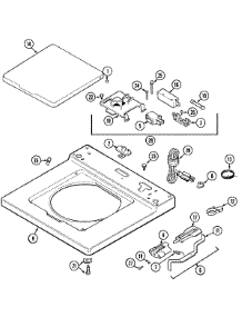 02 - Top parts for Maytag Washer MAT11MNEGW from AppliancePartsPros.com