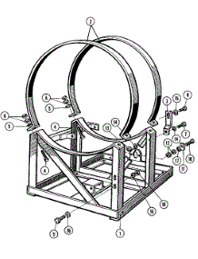 12 - Base Frame (Series 10) parts for Maytag Washer MFR18PCAAS from AppliancePartsPros.com