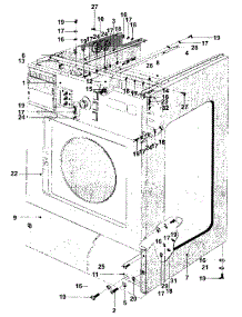 02 - Cabinet parts for Maytag Washer MFS25PNAVS from AppliancePartsPros.com