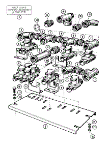 13 - Water Valve Assembly parts for Maytag Washer MFX50PNAVS from AppliancePartsPros.com