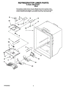 02 - Refrigerator Liner Parts parts for Maytag Refrigerator ABB1921FEB11 from AppliancePartsPros.com