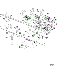 11 - Water Valve & Rear Panel parts for Maytag Washer MFR50PDCTS from AppliancePartsPros.com