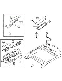 02 - Top (Mah20prdww) parts for Maytag Washer MAH20PRDWW from AppliancePartsPros.com