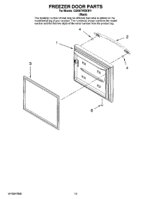 07 - Freezer Door Parts parts for Maytag Refrigerator G32027WEKB11 from AppliancePartsPros.com