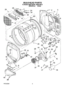 03 - Bulkhead Parts parts for Maytag Dryer MGDC700VJ1 from AppliancePartsPros.com
