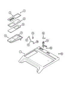 03 - Top parts for Maytag Washer MAH14PDCBW from AppliancePartsPros.com