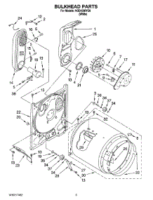 03 - Bulkhead Parts parts for Maytag Dryer NGD4500VQ0 from AppliancePartsPros.com