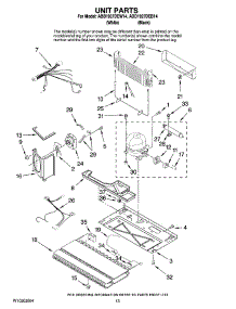 07 - Unit Parts parts for Maytag Refrigerator ADD1927DEB14 from AppliancePartsPros.com