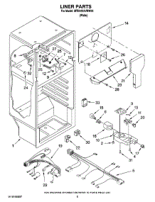 03 - Liner Parts parts for Maytag Refrigerator MTN1852VRW00 from AppliancePartsPros.com