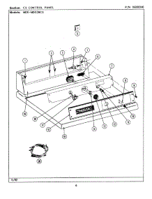 03 - Cs Control Panel parts for Maytag Dryer MDE26CSAEW from AppliancePartsPros.com