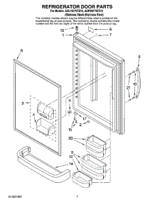 04 - Refrigerator Door Parts parts for Maytag Refrigerator ABR1927VES10 from AppliancePartsPros.com