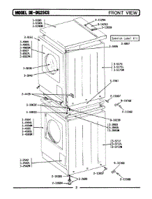 07 - Lint Screen, Tumbler (Front & Back) parts for Maytag Dryer DE25CS from AppliancePartsPros.com