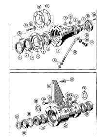 08 - Bearings & Trunnion Assembly parts for Maytag Washer MFR50MNAVS from AppliancePartsPros.com
