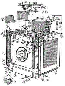 13 - Cabinet (Series 10) parts for Maytag Washer MFR18PCAVS from AppliancePartsPros.com