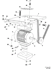 07 - Motor And Basket Pulley parts for Maytag Washer MFS50PNFVS from AppliancePartsPros.com