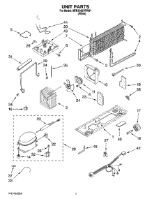 04 - Unit Parts parts for Maytag Refrigerator MTB1842VRW01 from AppliancePartsPros.com